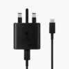 Samsung 25W Black UK Travel Charger – Super Fast Charging + USB-C Cable