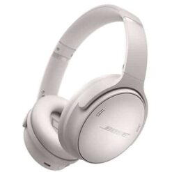 Bose QuietComfort 45 Wireless Headphones – White Smoke Over-Ear Noise Cancelling ANC