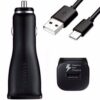 Samsung EP-LN915 Fast Car Charger – Genuine 15W Adapter + USB-C Cable Black