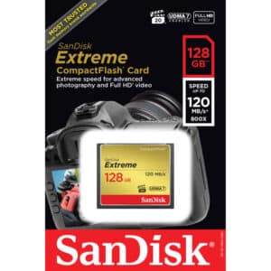SanDisk 128 GB Extreme CompactFlash Memory Card 1