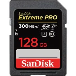SanDisk Extreme PRO 128GB UHS-II SDXC Memory Card – 300 MB/s