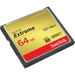 SanDisk Extreme 64 GB UDMA7 CompactFlash Card - Black/Gold