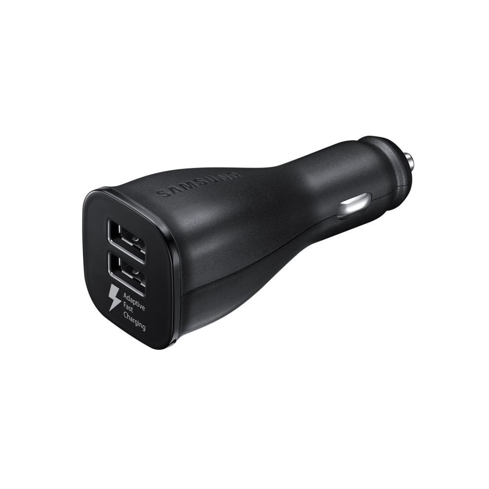 Genuine Samsung EP-LN920 15W Dual USB Car Charger USB-C Cable Black