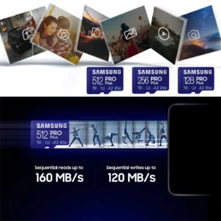 SAMSUNG EVO Plus Memory Card 32GB/SDHC 64GB/128GB/256GB/512GB SDXC Micro SD/TF Flash Cards MicroSD UHS-1 For Phone Drone Camera 4