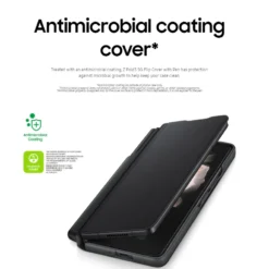 100% Original Samsung Galaxy Z Fold3 5G Flip Cover With S Pen Brand New Sealed Antimicrobial Material Z Fold 3 5G phone case 3
