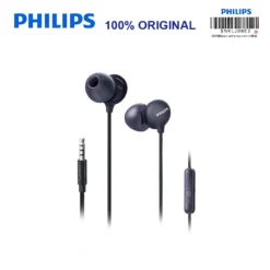 New Philips SHE2405 In-Ear Earphone Wired 3.5mm With microphone Super Bass for MP3 Player Xiaomi Huawei Official Certification 6