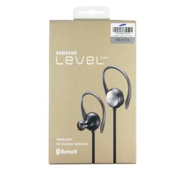 original Samsung Level Active Mobile Phone In-Ear Earphone In a Black and White Wheat S87+ Wire with Active Noise Reduction 5