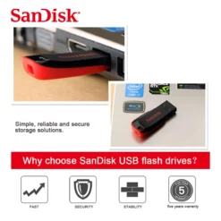 Original SanDisk CZ50 USB Flash Drive 64GB 16GB 32GB 128GB Pen Drive Pendrive USB 2.0 Flash Drive Memory stick USB2.0 disk flash 6