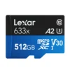 Lexar 633x 512GB microSDXC Memory Card – 100MB/s Class 10 A1 V30 U3