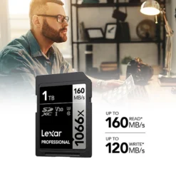 Lexar Official SD Card 1066X high speed 160MB/s 64GB 128GB 256GB SDXC UHS-I U3 4K V30 Class 10 Flash Memory Cards For camera 2