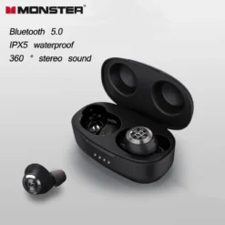 Monster Achieve100 TWS True Wireless Bluetooth Earphone In-ear Mini Sports Running Long Battery Life Noise Reduction Headset 2