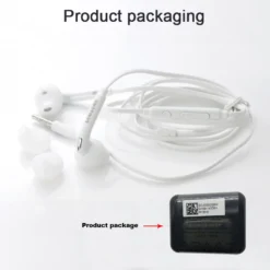 SAMSUNG EO-EG920BW Earphones Wired Black/White with Mic 1.2m In-ear Stereo Sport Earphones for Samsung S9 S9Plus with Retail Box 6