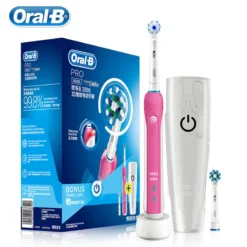 Oral B Sonic Electric Toothbrush Pro2000 3D Smart Teeth Cleaning Brush Pressure Sensor 2 Working Modes Gum Care Teeth Cleaner 1