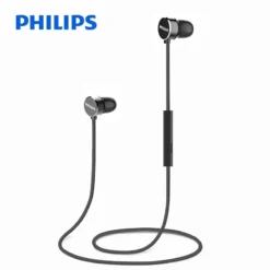 NEW PHILIPS TAUN102 Bluetooth 5.0 In-ear Headset Hanging neck Magnetic for Sports With microphone Support official verification 2