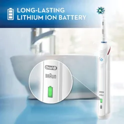 Oral B Pro 4000 3D Smartseries Ultrasonic Electric Toothbrush with Visible Pressure Sensor Power 4 Modes Waterproof Rechargeable 4
