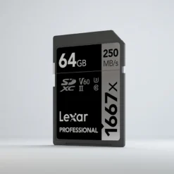 Lexar 1667x 64GB PRO SDXC SD Card V60