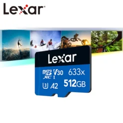 Lexar Micro SD Card New Original 128GB 32GB 64GB 256GB 512GB Memory Card A1 A2 Class10 TF Flash Card for Drone Sport Camcorder 6