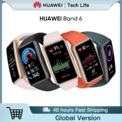 Global Version Huawei Band 6 Smartband Blood Oxygen Heart Rate Tracker Sleep Monitoring Fitness Health Smart  6 1