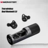 Monster Clarity101 Bluetooth Earphones True Wireless In-ear TWS Sports Running Long Battery Life Noise Reduction Headset 1