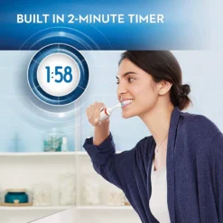 Oral B Pro 4000 3D Smartseries Ultrasonic Electric Toothbrush with Visible Pressure Sensor Power 4 Modes Waterproof Rechargeable 3
