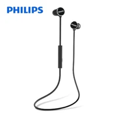 NEW PHILIPS TAUN102 Bluetooth 5.0 In-ear Headset Hanging neck Magnetic for Sports With microphone Support official verification 3