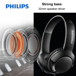 Philips SHL3075 Bass Wired Headphopne with Headband Style Wire Control Noise Reduction for Smartphone Official Certification 5