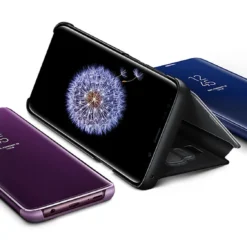 Original Samsung Smart Mirror View Flip Case Cover For Samsung Galaxy S10/S9/S8/S7 Plus + Note9/Note8 Phone S-View LED Cases 5