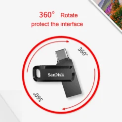 SanDisk OTG USB3.1(Type c) Flash Drive 512GB 256GB 64GB 32GB Mini U Disk 150M/s OTG Pendrive USB Type-C Stick Memory Stick SDDD3 2