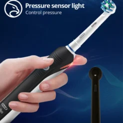 Oral B 3D Electric Toothbrush Clean Teeth Pro 4000 Tooth Brush Pressures Sensor Teeth Brush 4 Cleaning Modes Rechargeable 5