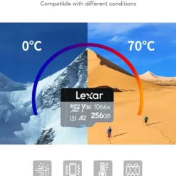 Lexar 1066x Micro SD Card 64GB 128GB 256GB 512GB A2 Read Speed 160M/s Memory Card Class10 U3 V30 TF UHD Memory Microsd Card 4K 4
