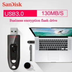 SanDisk USB Flash Drive 130MB 256GB 128GB 64GB 32GB 16GB CZ48 USB 3.0 Encryption Pendrive Plastic Memory Stick Storage Device 4