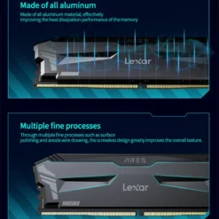 Lexar RAM Memory DDR5 16gb UDIMM Desktop Computer Memory PC RAMs 4800MHZ ECC Memoria RAM DDR5 for Motherboard Intel AMD 4