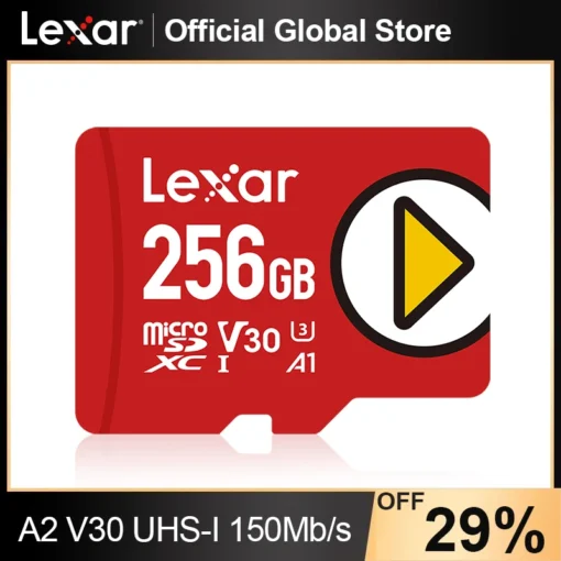 Lexar Play Micro SD Card 1TB 512GB 256GB 128GB Card A1 A2 Read Speed 150M/s Memory Card UHS-I Class10 U3 4K V30 Microsd TF Cards 1