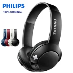 original Philips SHB3075 Headband Wireless Bluetooth 4.1 Headset Volume Control Lithium Polymer with Microphone Iphone Earphone 1