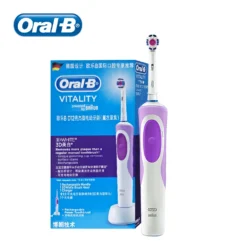 Oral-B Vitality Electric Toothbrush – Rechargeable Battery Powered Tooth Cleaning System