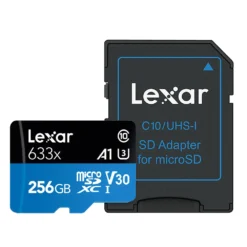 Lexar 633X Memory Card 512GB 256GB 128GB 64GB SDXC Micro sd card 32GB SDHC 95M-100M/s TF Card for Gopro/DJI/Nintendo/smartphone 5