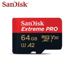 Original SanDisk Extreme Pro Micro SD Card Up to 170MB/s 128GB 64GB A2 V30 U3 TF Card 32GB A1 Memory Card With SD Adapter 2