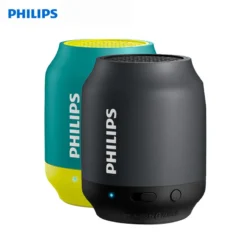 Philips BT25 Wireless Bluetooth Speaker Portable Mini Audio Phone Small Stereo Subwoofer Music Wizard Speaker Sky Blue Black 2