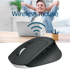 Logitech M720 Wireless Mouse Triathlon Computer  Dual-mode 2.4Ghz Optical Ergonomic Mice Support Multi-device Switch 5