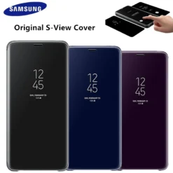Original Samsung Smart Mirror View Flip Case Cover For Samsung Galaxy S10/S9/S8/S7 Plus + Note9/Note8 Phone S-View LED Cases 1