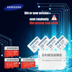 SAMSUNG Original Micro SD 32GB 64GB Memori Memory Card C10 TF MicroSD Cards SDXC 128GB 256GB 512GB U3 4K For Phone Drone Camera 3