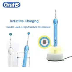 Oral B Pro2000 Smart Electric Toothbrushes D20524 3D Sonic-Rotation Teeth Whitening Rechargeable Visible Pressure Sensor 2 Modes 3