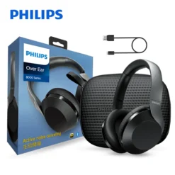 NEW PHILIPS HIFI Headset TAPH805 Hi-Res Bluetooth 5.0 Active Noise Canceling Headphone With Mic Foldable Support official test 4