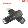 Sandisk USB 3.1 Gen 1 Flash Drive 128GB 64GB 256GB USB3.0 Dual Interface OTG Metal Pendrive U Disk For iPhone and Type-C Devices 1