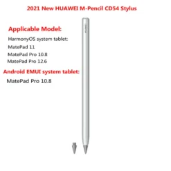 HUAWEI M-Pencil Stylus 2nd Generation Capacitive Pen With 4096 Levels Pressure Sensitivity MatePad 11 MatePad Pro 10.8 / 12.6 2