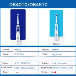 Oral B Electric Toothbrush Rotation Clean Teeth Adult Teeth Brush DB4010 Electric Tooth Brush With 4 Extra Replacement Heads 2