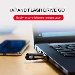SanDisk USB3.0 Flash Drive iXPand OTG Lightning Connector Stick 256GB 128GB 64GB Metal pen drive MFi For iPhone & iPad SDIX60N 5