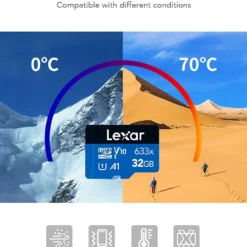 Lexar 633x Micro SD Card 32GB 64GB 128GB 256GB 512GB 100MB/S Memory card SD/TF Flash Card Class 10 A1 V30 U3 microSD for Phone 6