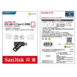 SanDisk OTG USB3.1(Type c) Flash Drive 512GB 256GB 64GB 32GB Mini U Disk 150M/s OTG Pendrive USB Type-C Stick Memory Stick SDDD3 3