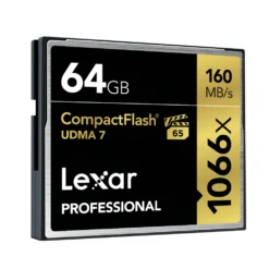 100%Original Lexar CF CardCompactFlash Card UDMA 7 Max 256GB 128GB  64GB 32G 160MB/s 1066X Memory Card Professional Camera Card 3